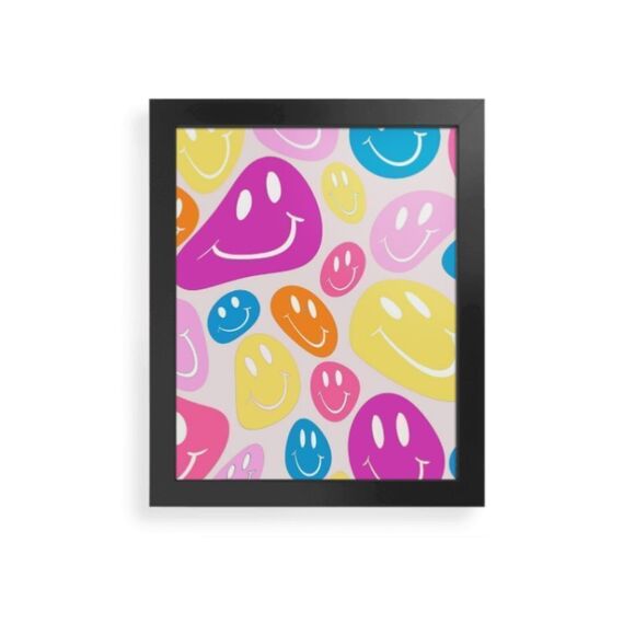 Colorful Smiley Face Print - Picture 3 of 3